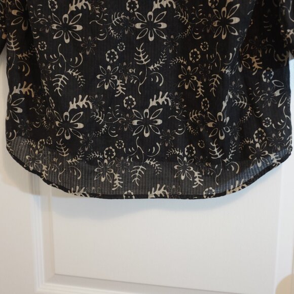 Woolrich John Rich Bros Vintage Women Button down blouse 100% cotton size L - Picture 6 of 10